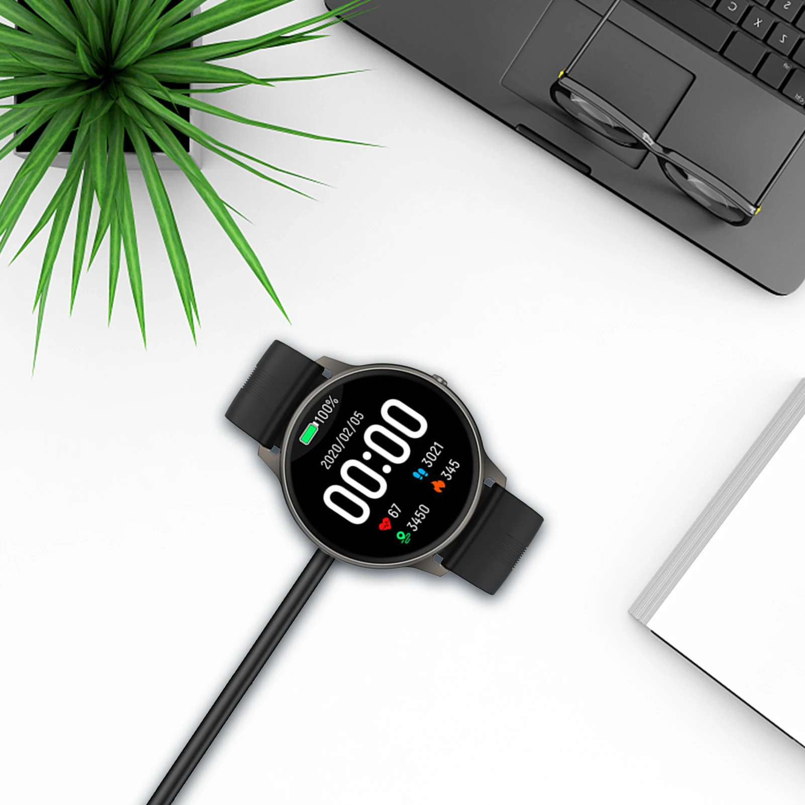 4 мм Магнитная док-станция для смарт-часов адаптер USB-кабель зарядки шнур IWO W26 40 44