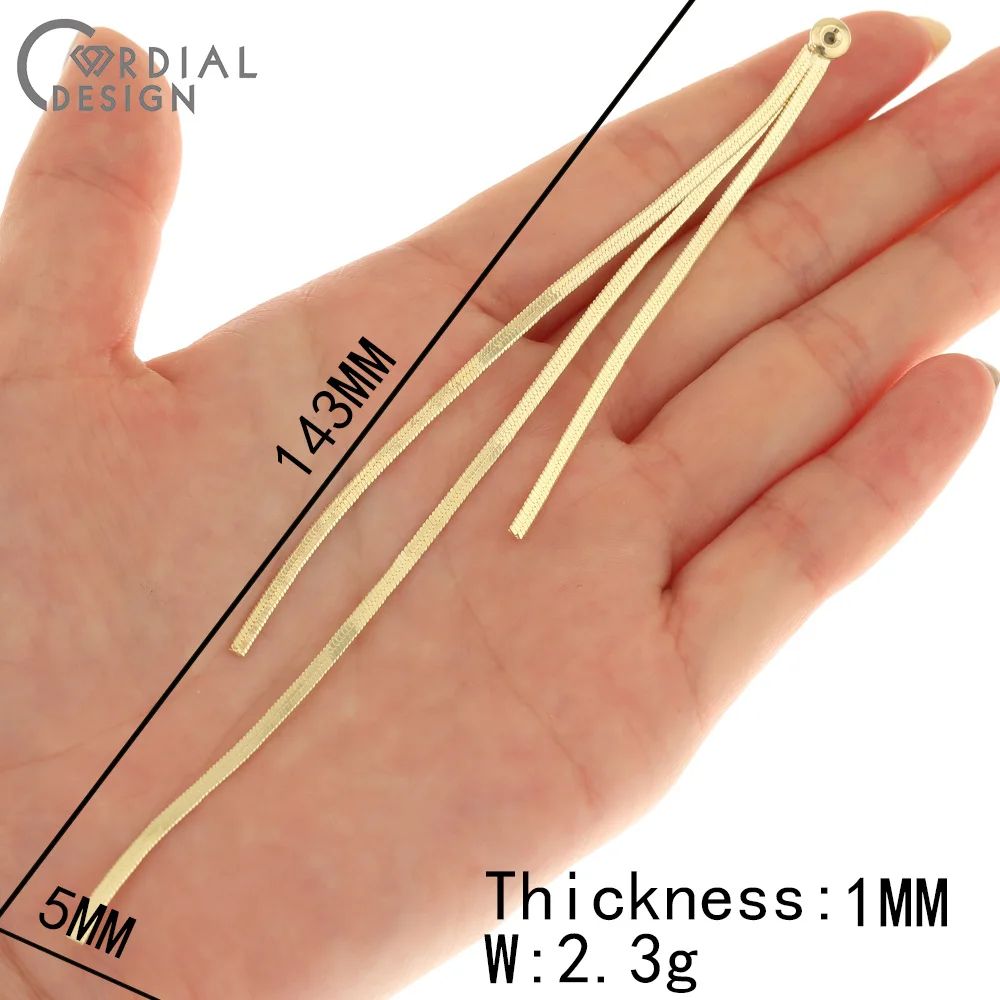 

Cordial Design 50Pcs Jewelry Accessories/Charms/Tassel Shape/Copper Material/DIY Making/Hand Made/Earrings Findings & Components