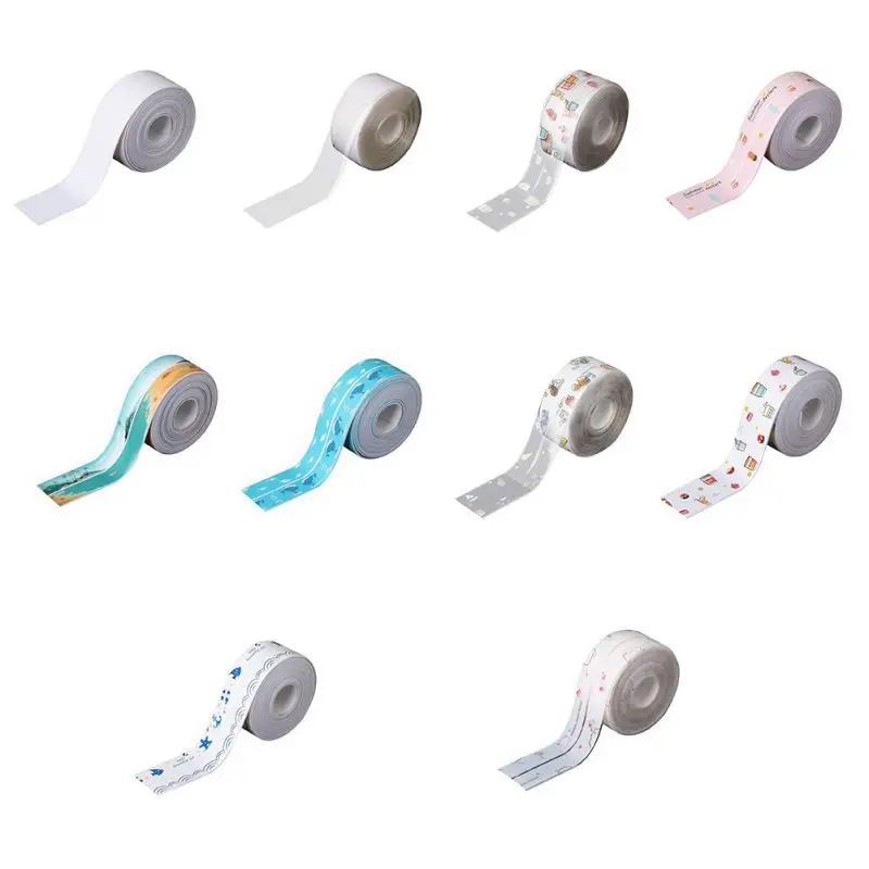 Водонепроницаемая лента для кухонной раковины герметичная из ПВХ самоклеящаяся