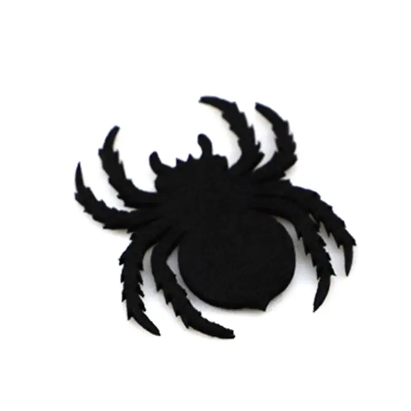 

5pcs Non-woven Felt Halloween Spider Wall Decorative Haunted House Prop Decor