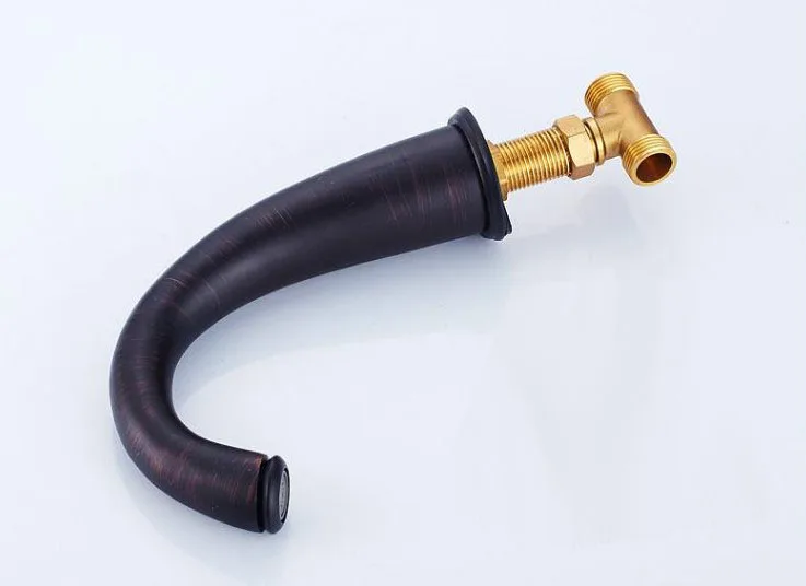 Бронзовый Смеситель для раковины с масляной резинкой 3 отверстиями|Смесители