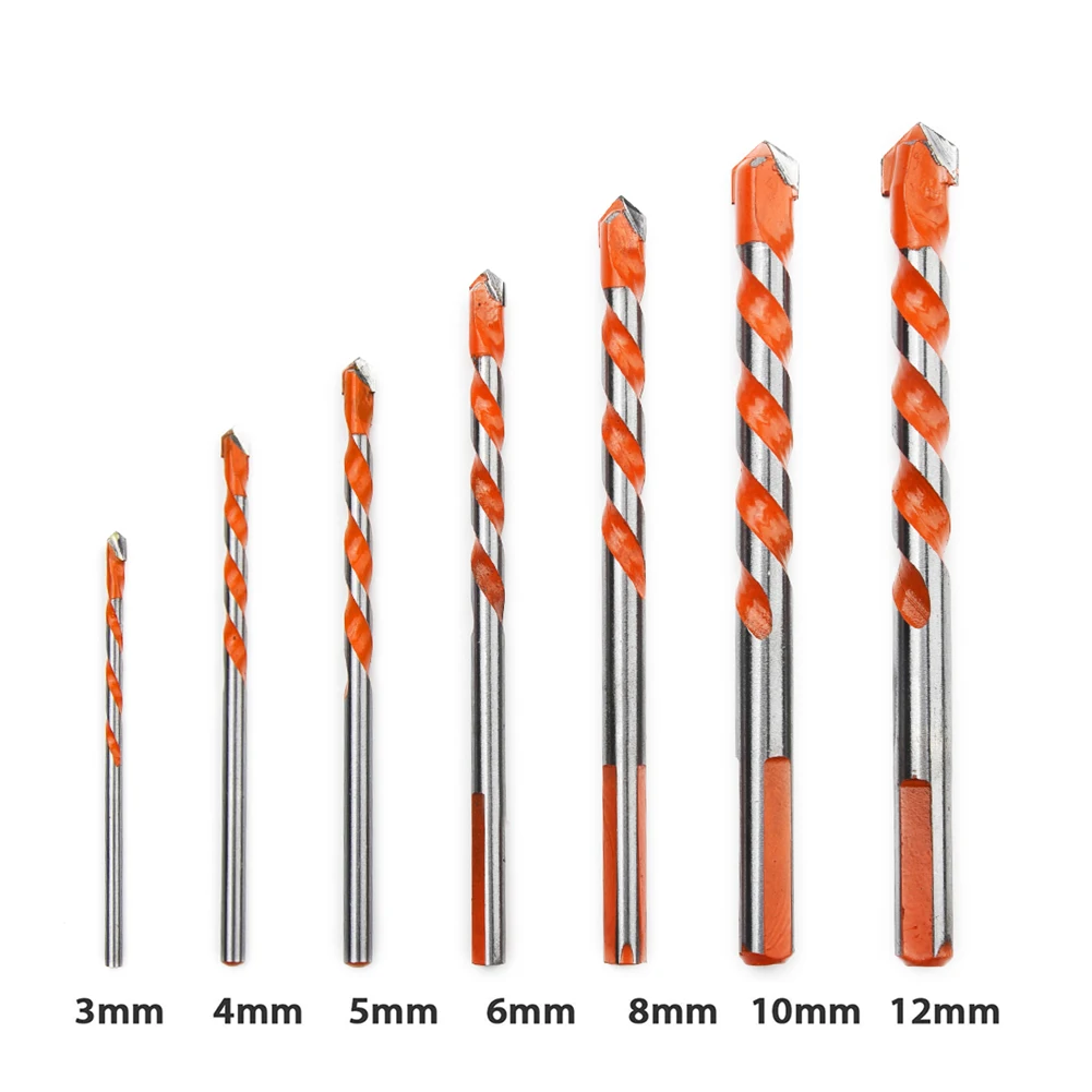 

3/4/5/6/8/10/12mm Drill Bit Tiles Wood Multifunctional U-shaped spiral