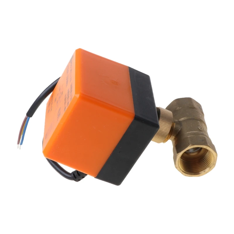 Electric Motorized Brass Ball Valve DN20 AC 220V 2 Way 3-Wire with Actuator | Обустройство дома