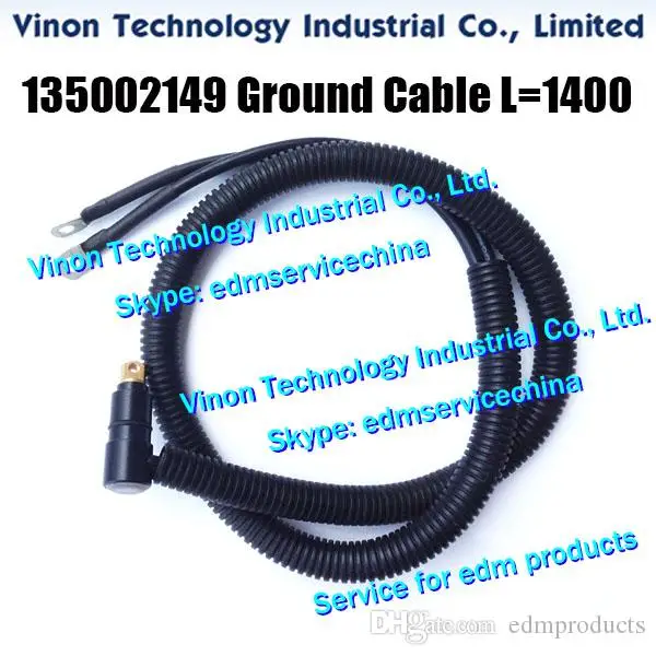 

135002149 Lower wire guide cable assy L=1400mm for ROBOFIL 440,440SL,440SLP. Charmilles 135.002.149 edm Lower Power Supply Cable