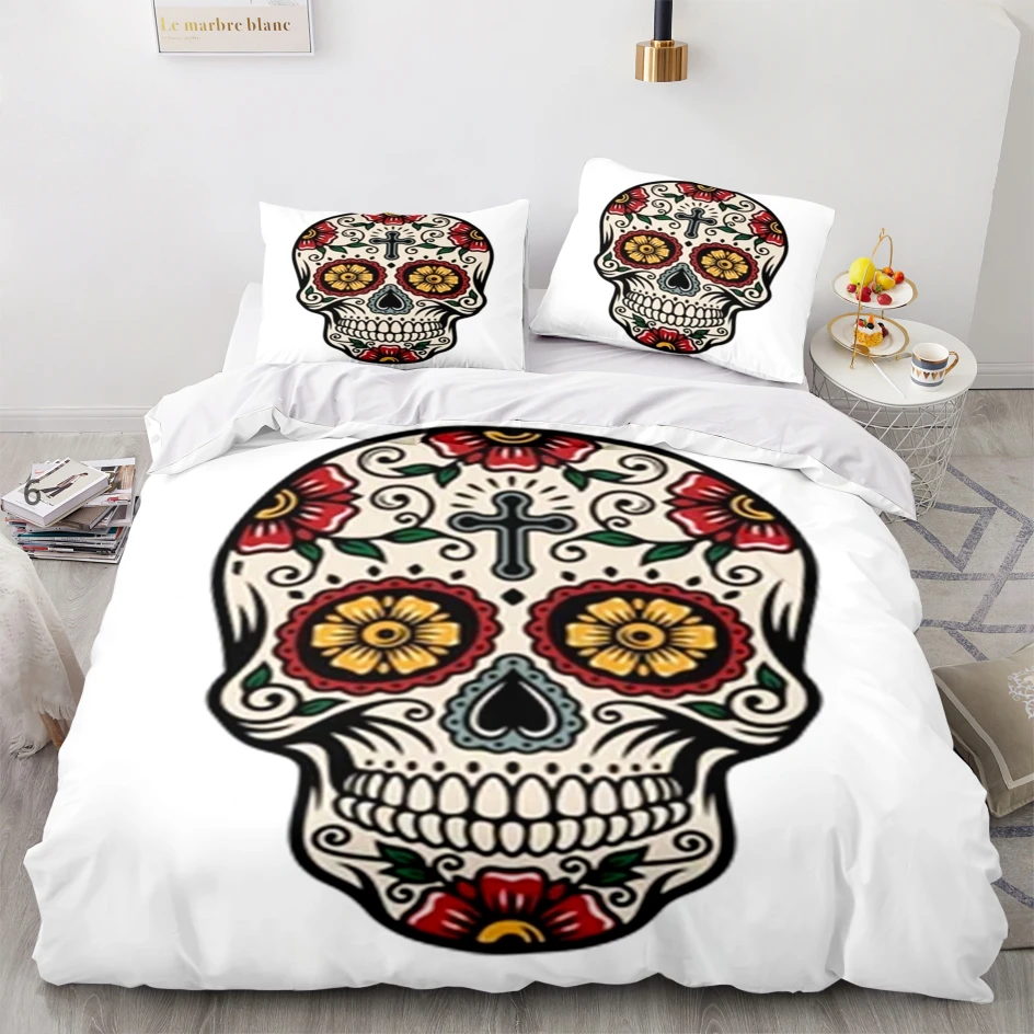 Комплект постельного белья со скелетом односпальный двуспальный Королевский с