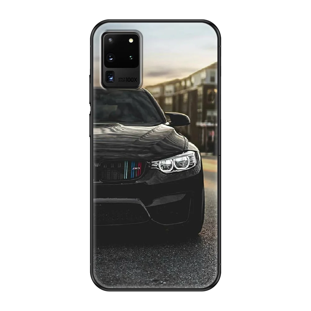 

cool Car bmw Phone case For Samsung Galaxy S 3 4 5 6 7 8 9 10 E Plus Lite Edge black 3D back trend shell painting Etui tpu