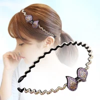 korean fashion rhinestone personality headband festival princess christmas hair accessories vintage fascinator jewelry