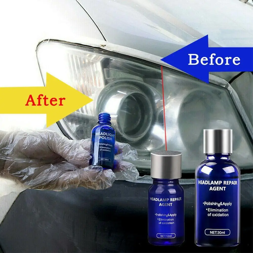 

Car Hardness Headlight Lens Restorer Repair Liquid Repair Coating Light Polishing Auto Polish Agent Set