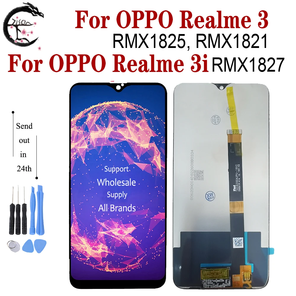 ЖК-дисплей 6,22 дюйма для OPPO Realme 3 RMX1825 RMX1821, сенсорный экран с дигитайзером в сборе для OPPO Realme 3i RMX1827, дисплей Realme3