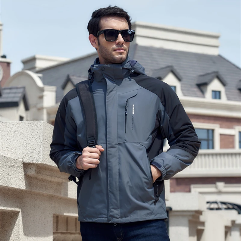 Осенне-зимний толстый теплый комплект из двух предметов для мужчин и женщин