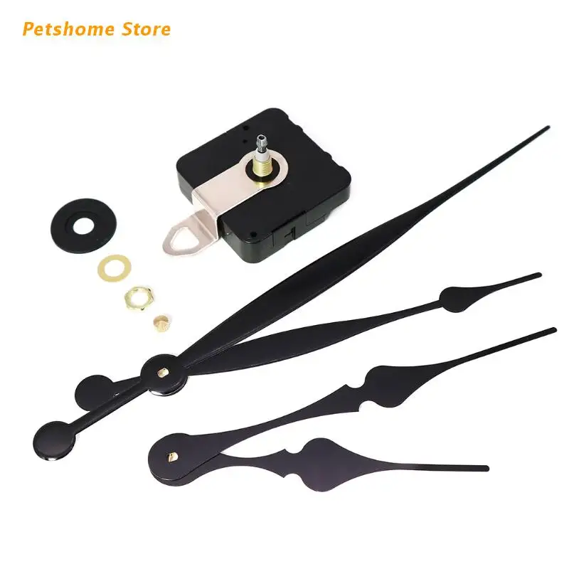 

Metal Hour Minute and Second Hand-controlled Clock Movement Wall Clock Movement with Metal Hour and Minute Hands LX9C