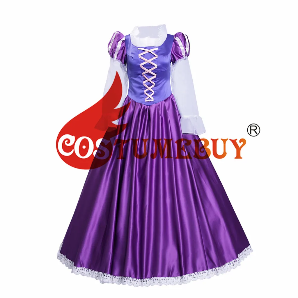 Costumebuy запутанное нарядное женское платье, маскарадный костюм для женщин и девочек, фиолетовые платья принцессы Рапунцель, наряд на заказ