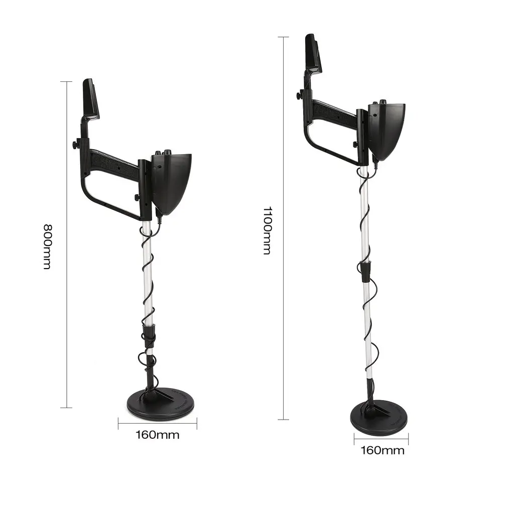 

MD4030 Professional Portable Underground Metal Detector Handheld Treasure Hunter Gold Digger Finder Length Adjustable