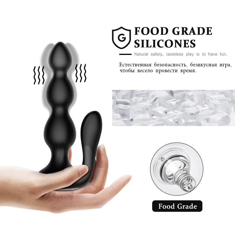 12 частоты анальные пробки вибратор интимный мастурбация дистанционное