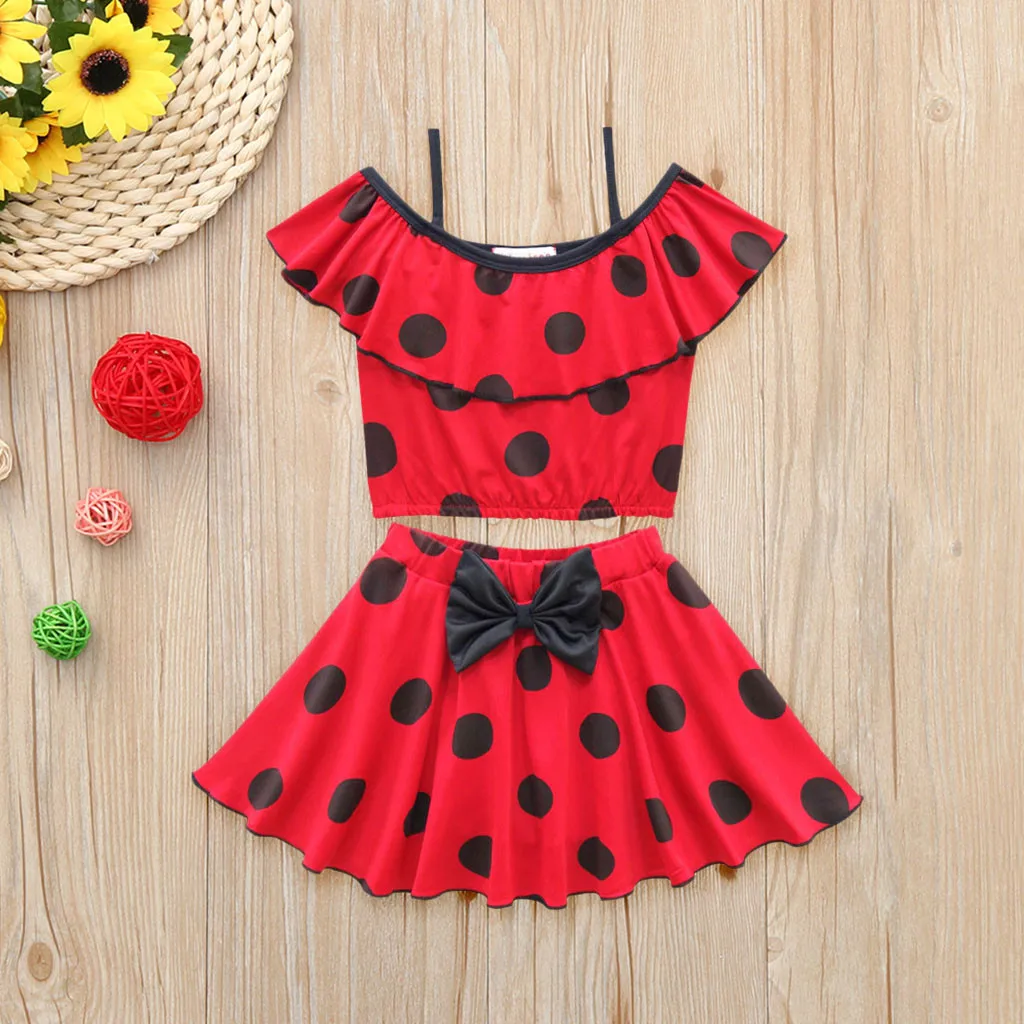 Новинка 2020 года брендовый Детский комплект бикини для девочек купальный костюм в