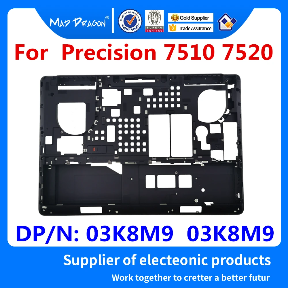 

Laptop New original Bottom Base Assembly For Dell Precision 15 7510 7520 M7510 M7520 - No USB C - 03K8M9 3K8M9 AM1DI000B02