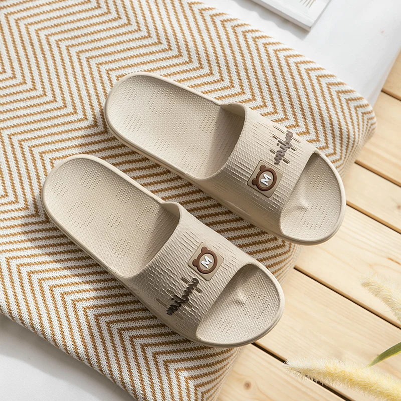 Шлепанцы для мужчин и женщин Нескользящие сандалии на платформе дома ванной