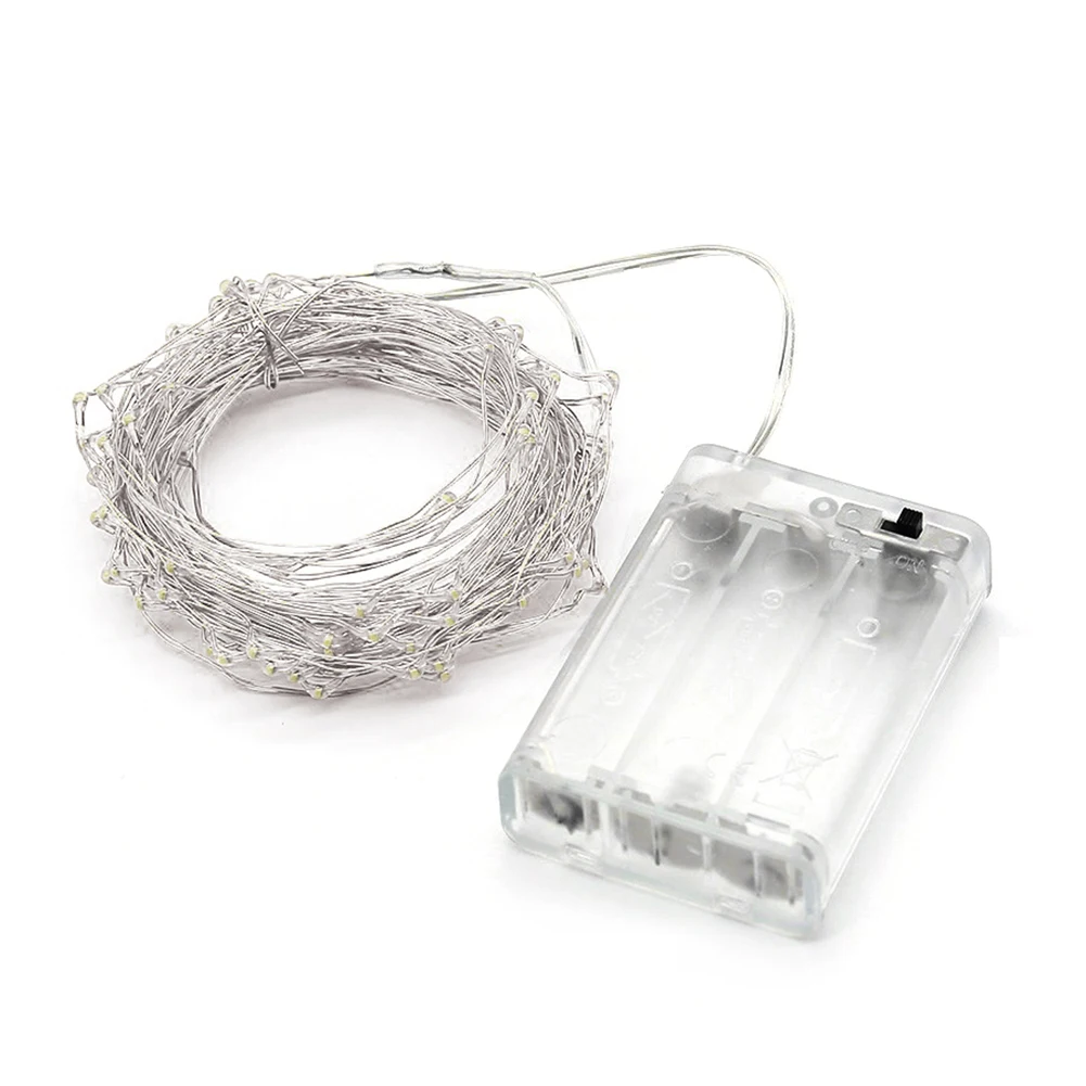 2/5/10m Flexible Copper Wire LED Starry Stringed Lights DIY Eco-friendly Fairy Garland For Christmas Tree Wedding Party Decor | Дом и сад
