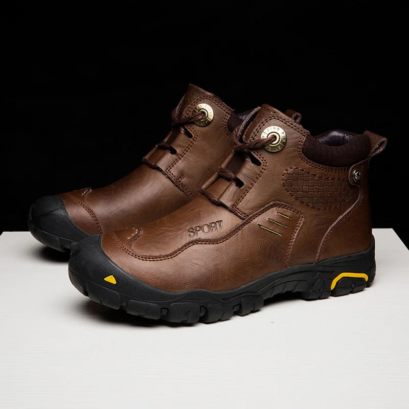 Мужские лоферы повседневная обувь из натуральной коровьей кожи зимние кроссовки