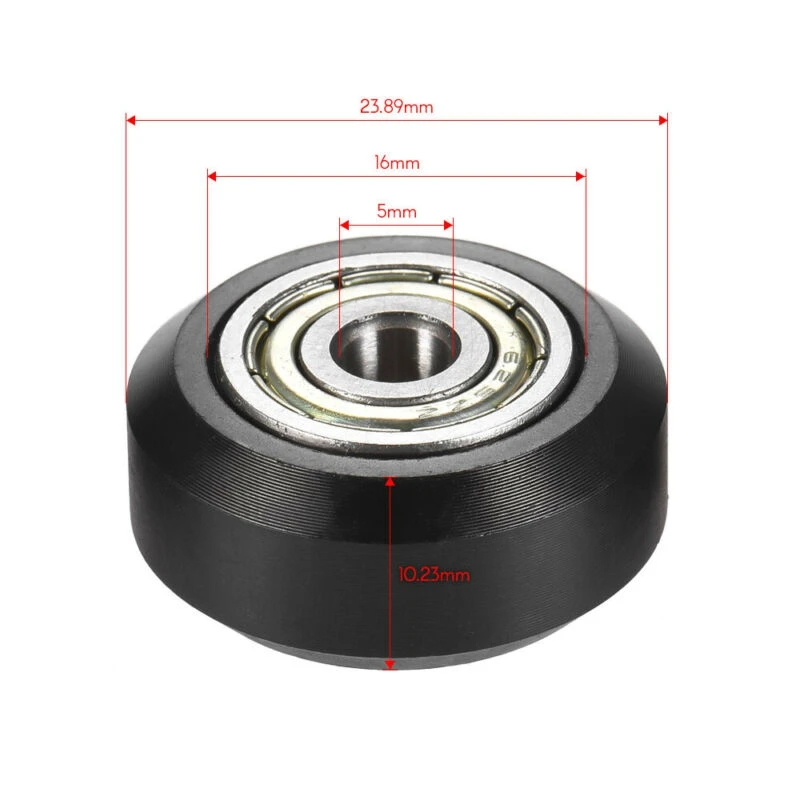 20 шт Openbuilds пластиковые колеса POM шкив шестерни пассивный круглый подшипник