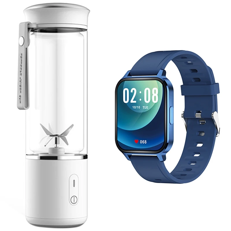 

Соковыжималка электрическая портативная, 450 мл, с пульсометром и монитором сна