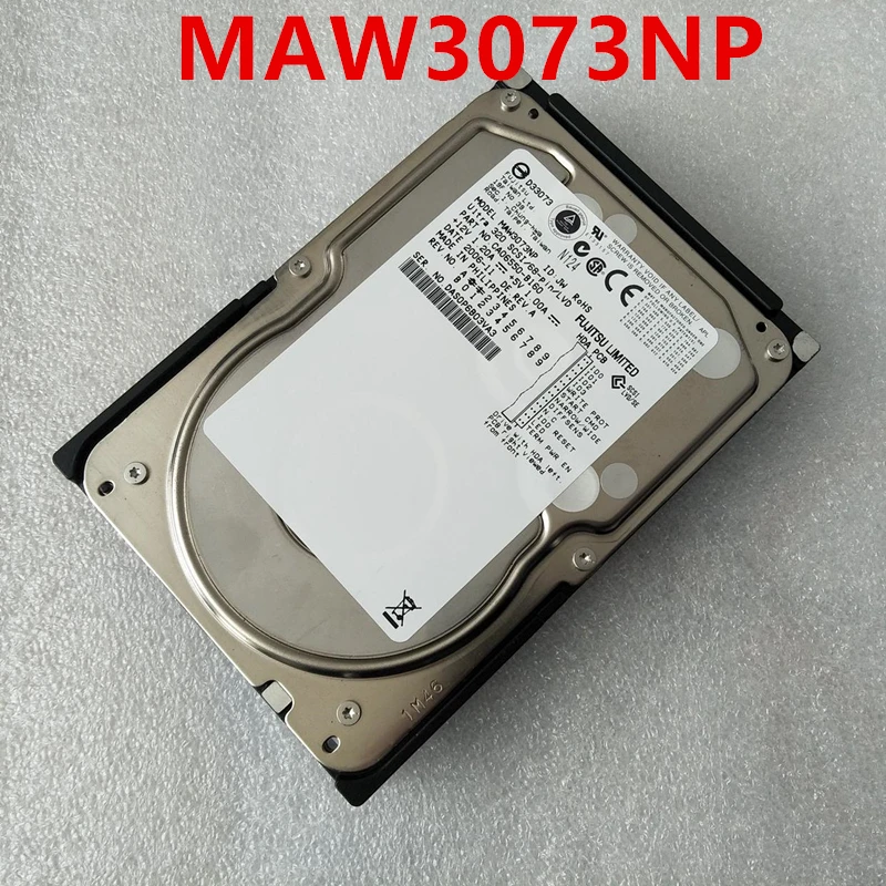 

Почти новый оригинальный HDD для Fujitsu U320, 73 ГБ, 3,5 дюйма, SCSI 68Pin, 8 Мб, 10000 об/мин для внутреннего жесткого диска для сервера MAW3073NP