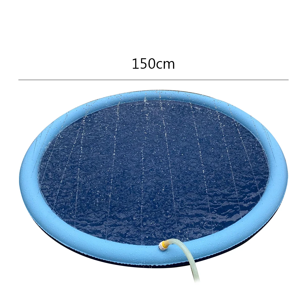 

Kid Pet Simulation Sea Level Outdoor Inflatable Splash Mat Water Spray Game Pad Kids Educational Toys for Children Gift
