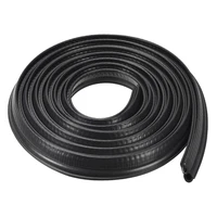 uxcell sealing strip with top bulb epdm rubber seal channel edge protector sheet trim seal fits 1 3mm edge 3m length
