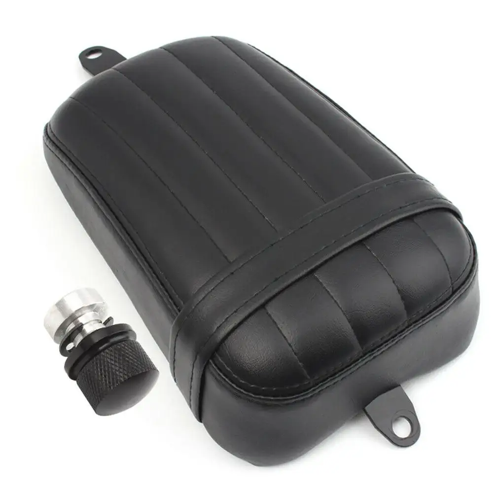 

Motorcycle Rear Passenger Seat Black Detachable Cushion for Harley Street Bob 2018-2020 for Davidson Softail Standard FXST 2021