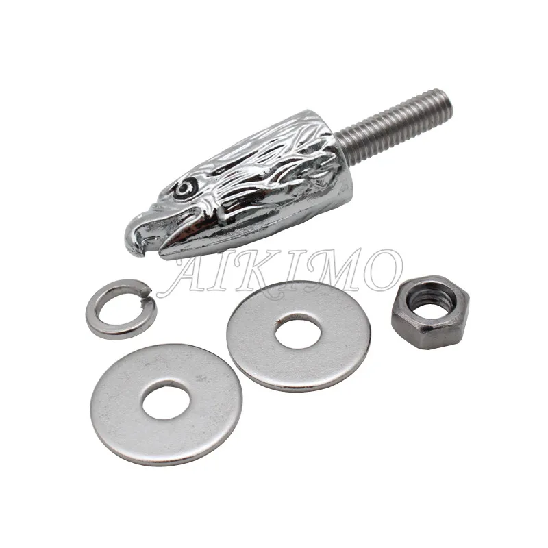 Универсальные мотоциклетные болты винты с головкой орла 4 шт. хромированные для