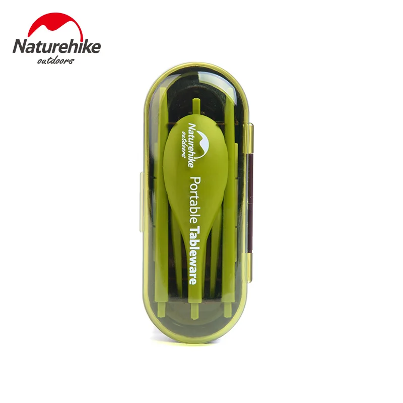 Набор посуды Naturehike складной портативный уличный набор столовых приборов для