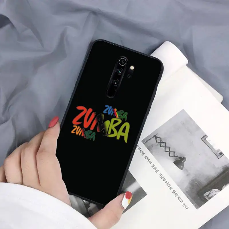

Zumba Dance Silicone Phone Case Black For Redmi 7A 4X 5 6 7 8 8A 5Plus GO Note 4/4X 7 K20/Pro Cases