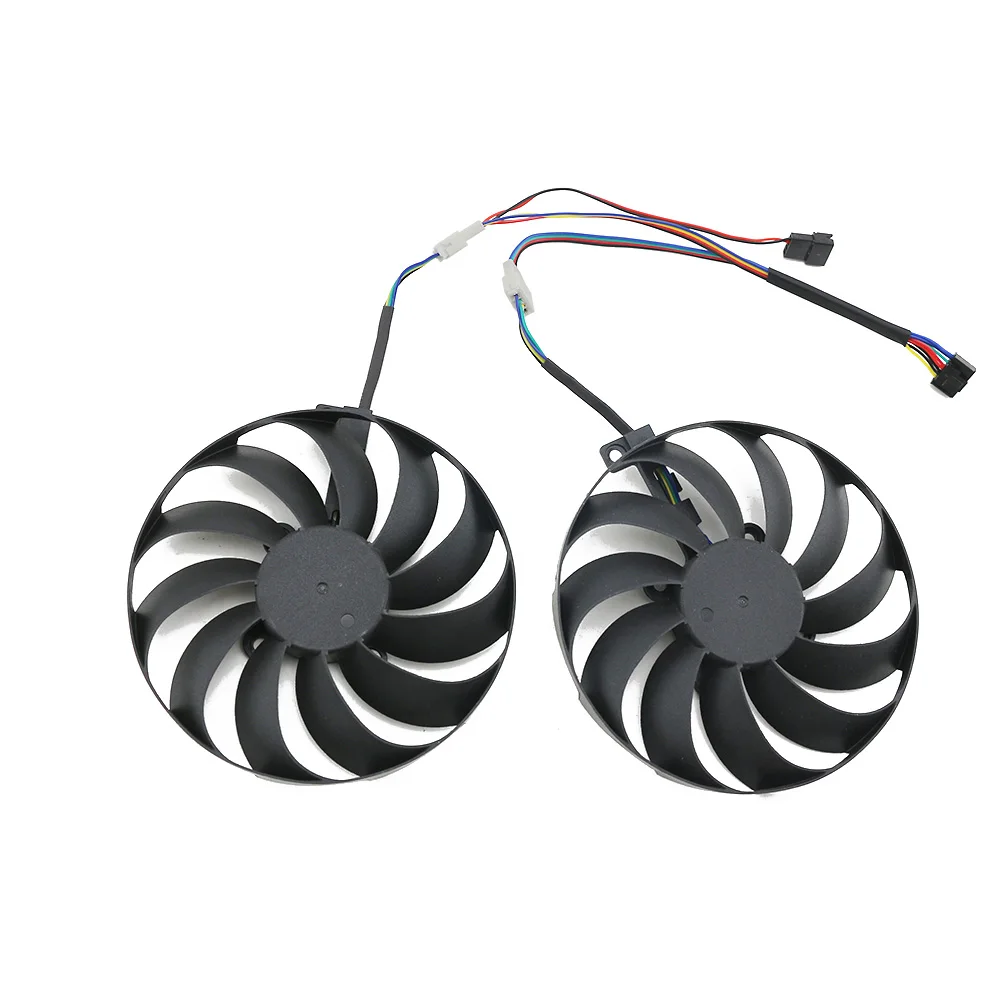 T129215SU FDC10U12S9-C охлаждающий вентилятор для ASUS DUAL-RX 5500 XT-O8G-EVO ROG-STRIX-RX5500 охлаждение