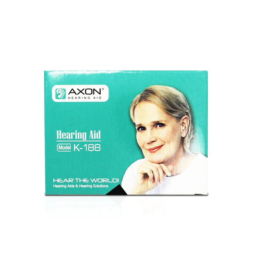 In Stock USA Warehouse AXON K-188 CIC Mini Hearing Aids Hidden Ear Adjustable Invisible Sound Amplifier Battery Style | Красота и