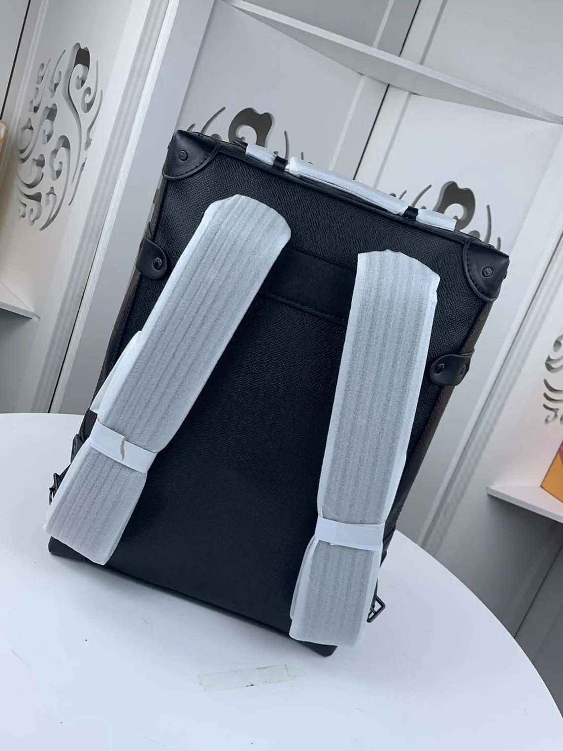 Модный рюкзак из натуральной кожи сумки Для мужчин высокого класса Back Бизнес