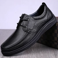 mens casual shoes genuine leather classics brown black derby shoe male spring autumn nice waterproof comfortbale shoes for men
