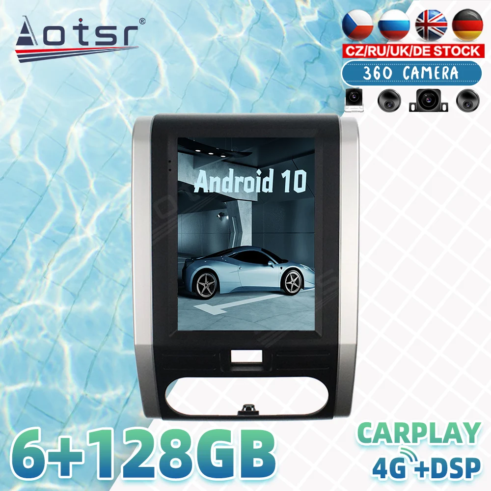 

For Nissan X-Trail MX6 2008+ Android Car Radio Player GPS Navigation 360 Panoramic Camera Auto Stereo Multimedia Carplay 4G SIM