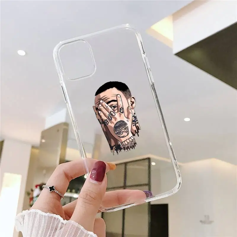 

mac miller Phone Case For iphone 12 11 8 7 6s 6 5 5s 5c se plus mini x xs xr pro max Transparent soft