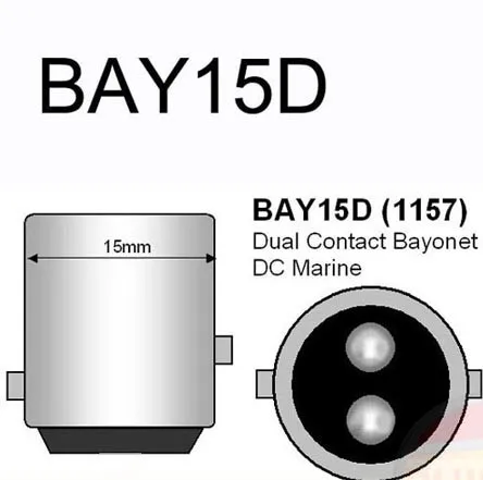 Автомобильные светодиодные лампы 1157 BAY15D P21/5W 1156 BA15S P21W 12 | Автомобили и мотоциклы