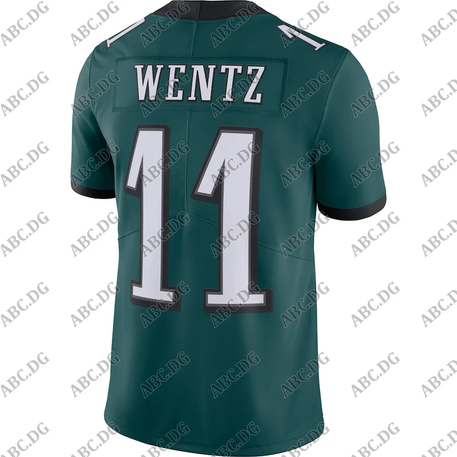 

Men Women Kid Youth Philadelphia Carson Wentz Midnight Green 100 Vapor Limited Jersey