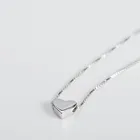 ANENJERY, простые, 925 пробы, серебряные, удачливые бусы, ожерелья для женщин, короткая цепочка, чокер, ожерелье, S-N554