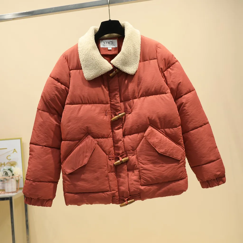 Зима 2019 Parkas Базовые Куртки женские зимние плюс бархатные пальто с капюшоном из