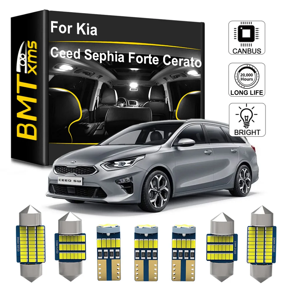 

BMTxms For KIA Sephia Mentor Timor Spectra Forte K3 Cerato CEED JD GT SW 2006 2007 2008 2009 2010-2020 ​Canbus LED Interior Lamp
