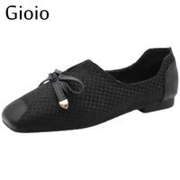 gioio woman new small fragrant wind loafers women summer afoot with black patent leather british style small leather shoes