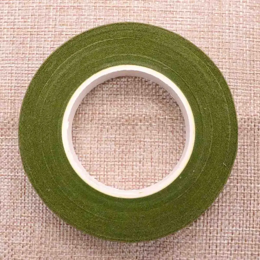 

Floral Green Tapes 12mm*45m/ROLL Tape Corsages Buttonhole Artificial Flower Stamen Wrap Florist Green Tapes Stretchy Tape
