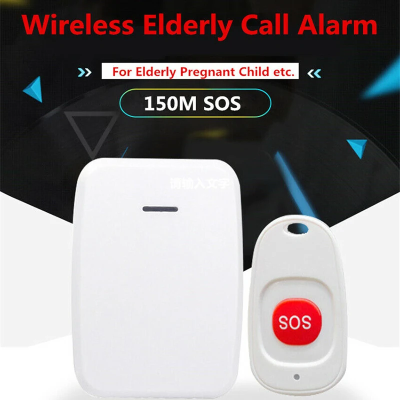 

Wireless Alarm System Pager Elderly Call Button Disabled Wireless Alarm Pager AS99