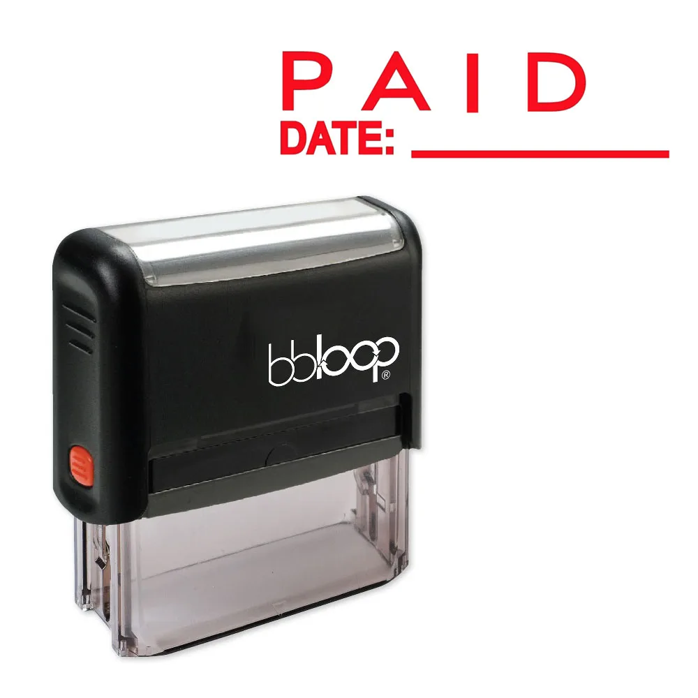 BBloop платная с линией даты самомерная печать прямоугольная лазерная гравировка