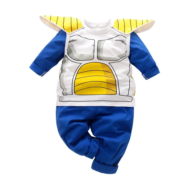 Костюм для косплея дракона DBZ из аниме хлопковый комбинезон новорожденных одежда
