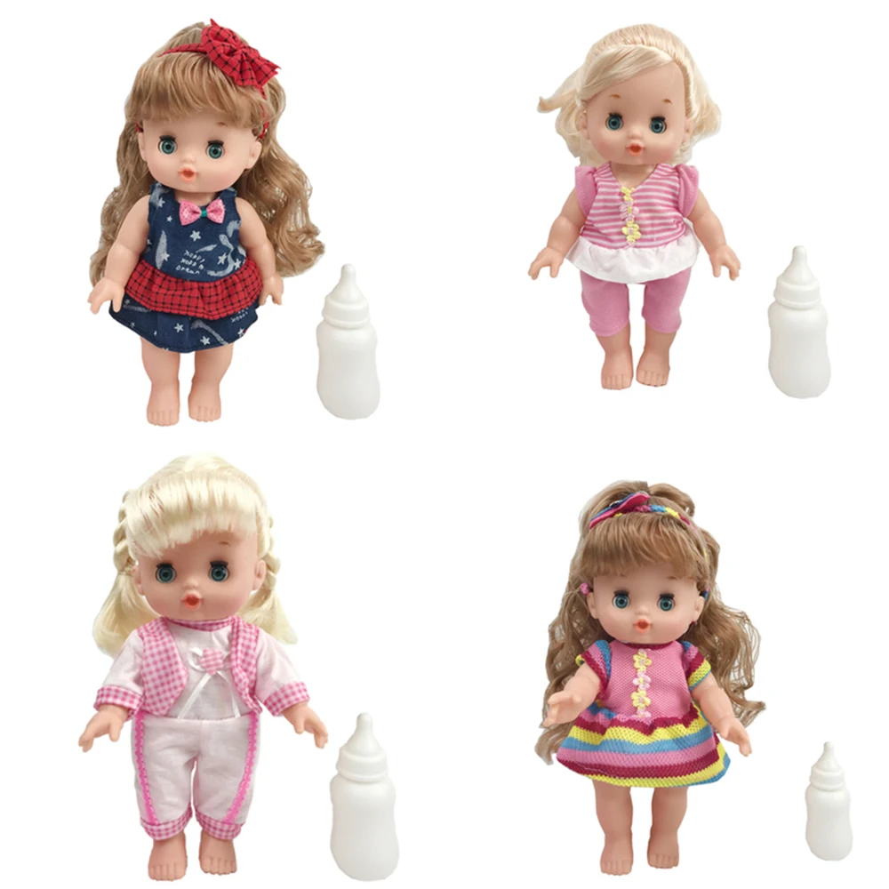 Bebes reborn mini baby dolls 26 см мигание глаз пение bebe живая кукла модель виниловые