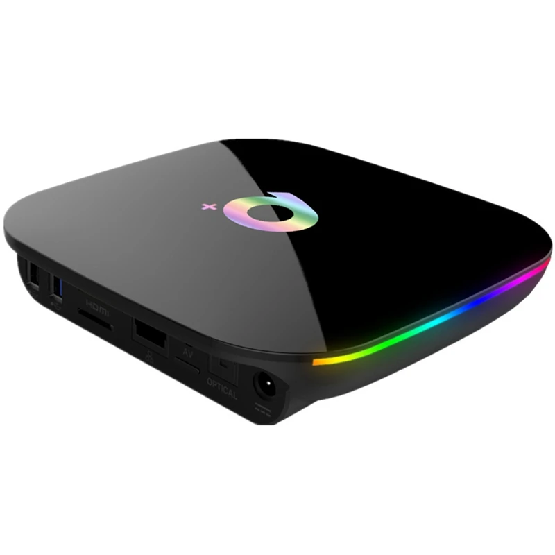 Новейший Q Plus Android 9 0 Tv Box Allwinner H6 Четырехъядерный 4 ГБ ОЗУ 32 Гб ПЗУ Hd 6 к H.265 Usb3.0 Netflix